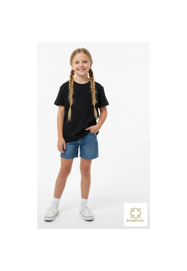 Tricou uniton din bumbac pentru fete, 3-4