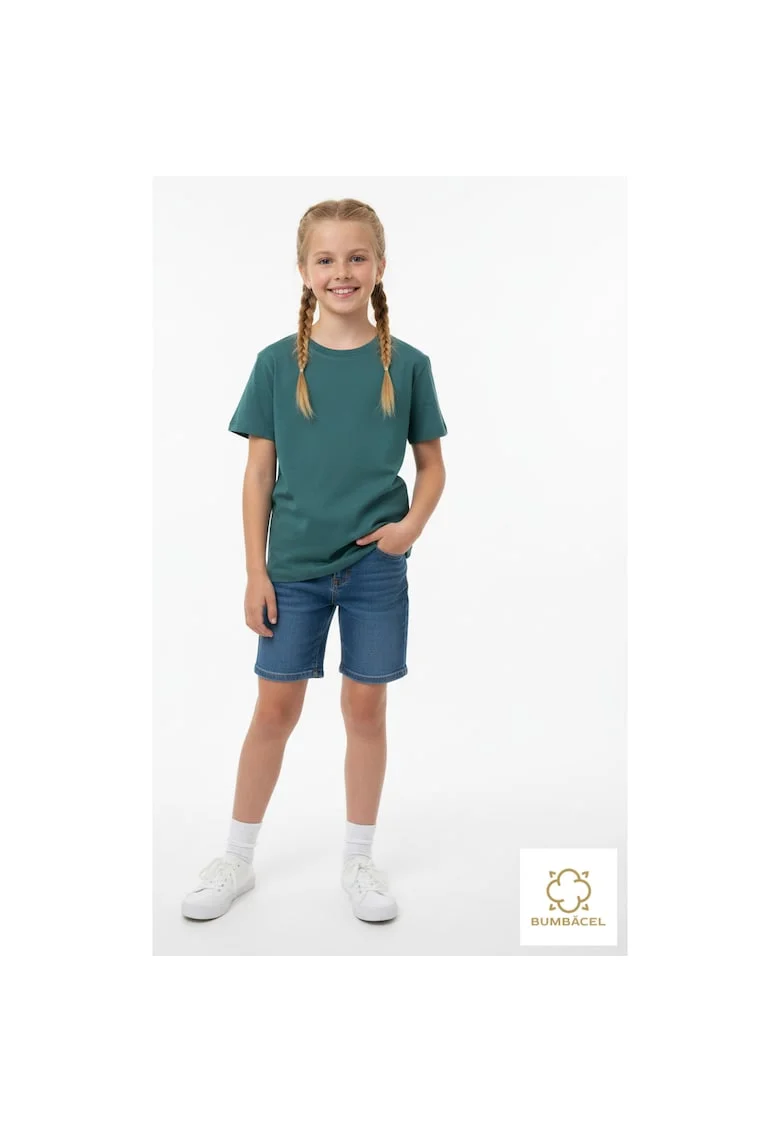 Tricou uniton din bumbac pentru fete din bumbac uniton, Verde