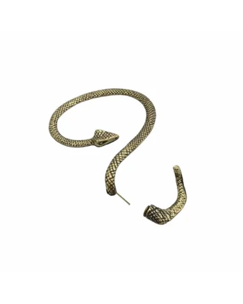 Cercel auriu, ear cuff, forma de sarpe, Rosaline C5,