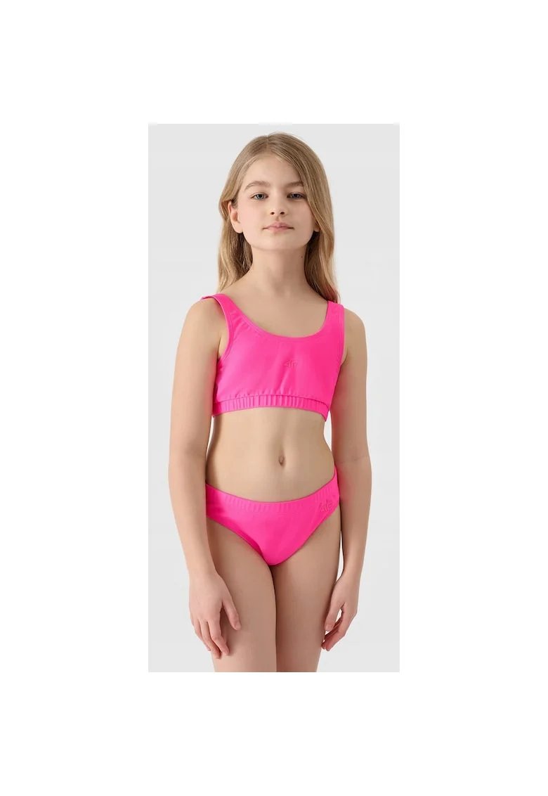 Costum de baie pentru fete  2 piese, roz
