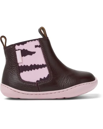 Ghete din piele Peu Cami 8465, Visiniu