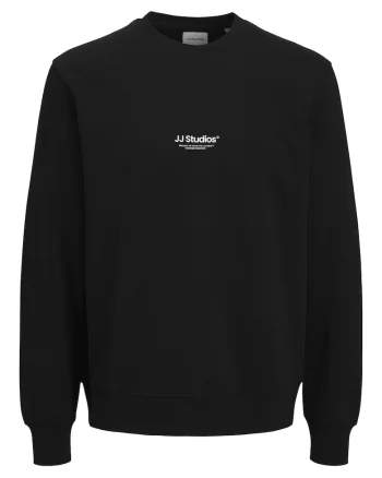 Hanorac barbati, Jack Jones, bumbac organic/poliester, negru