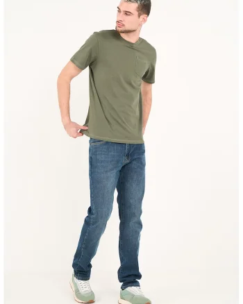 Blugi regular fit, Albastru inchis