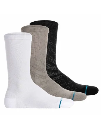 Set de sosete unisex Run Light Tab - 3 perechi, Alb/Negru/Gri