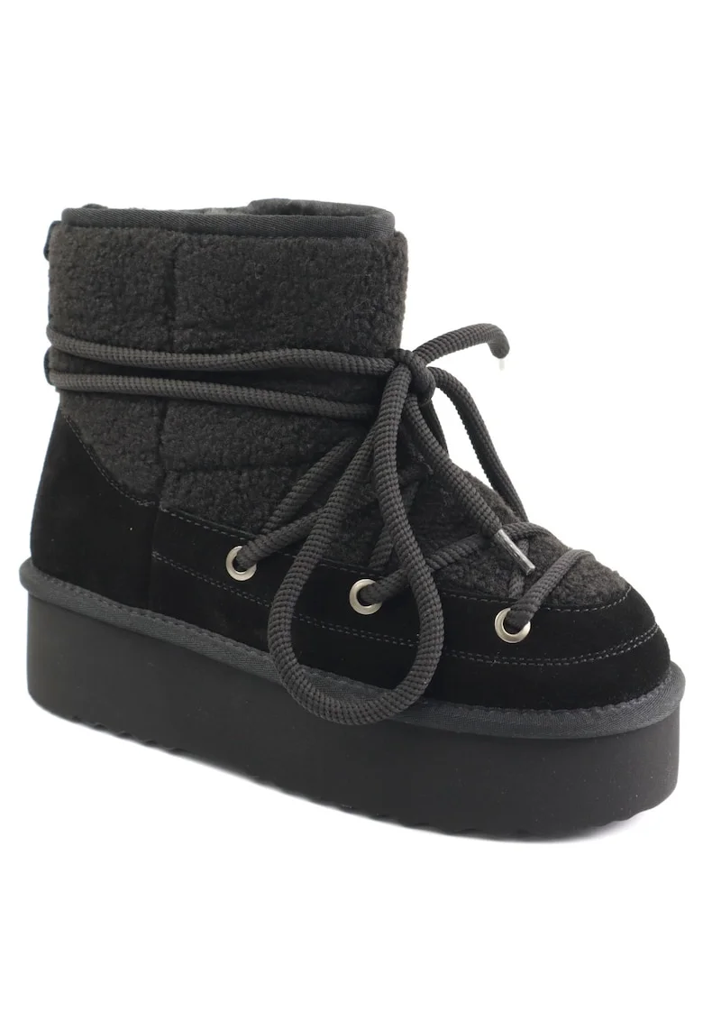 Ghete dama ghete dama Hugh Platform I1265, Negru