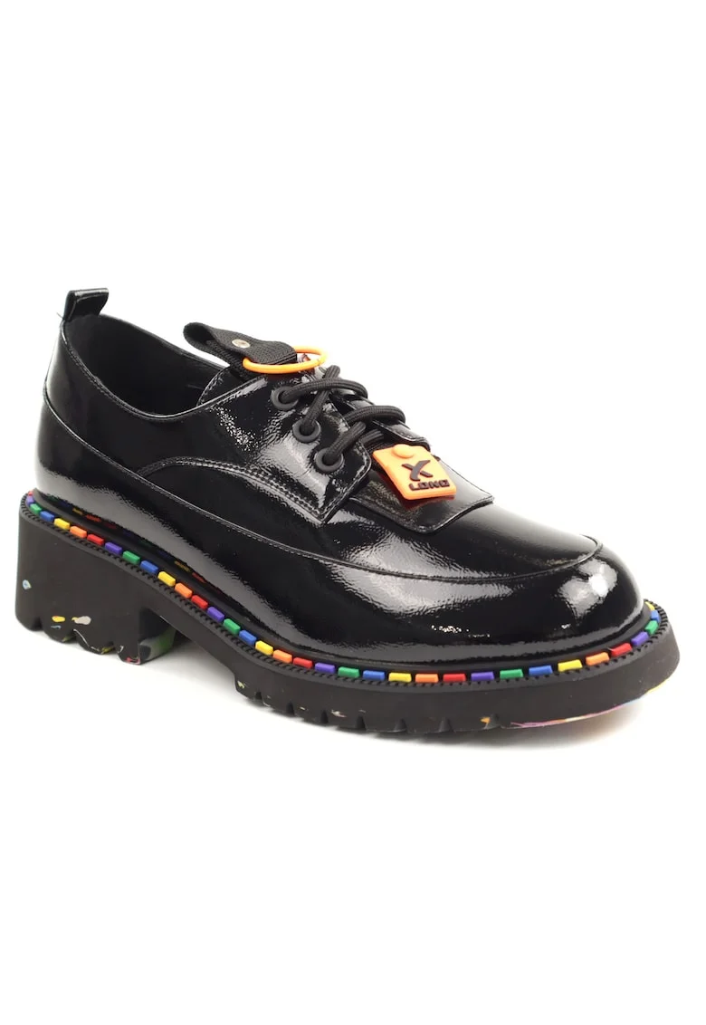 Pantofi dama D7C696 M299 G575A Ian 01 L, Negru