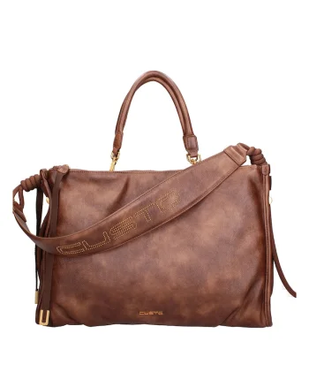 Geanta de piele ecologica Alaric Elite, Maro