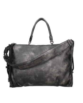 Geanta de piele ecologica Alaric Elite, Negru