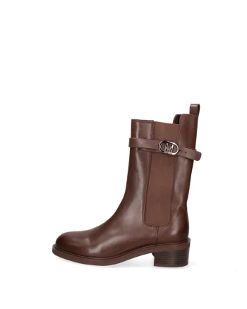 Ghete Chelsea de piele Valoria Lux, Maro