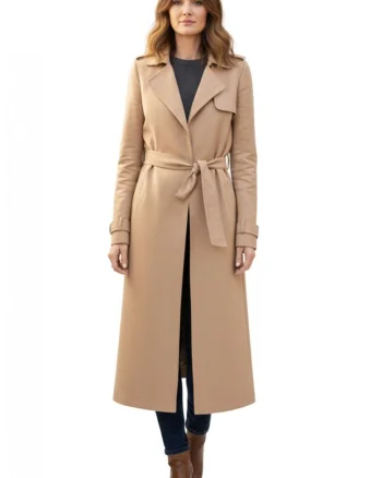 Trenci uni cu revere decupate Karen Millen,