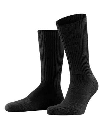 Sosete lungi din amestec de lana, Negru