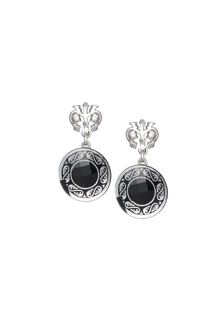 Cercei de argint  Black, Magical Ornament, Negru