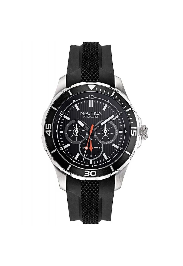 Ceas barbatesc  NAPLECR09 Quartz Argintiu