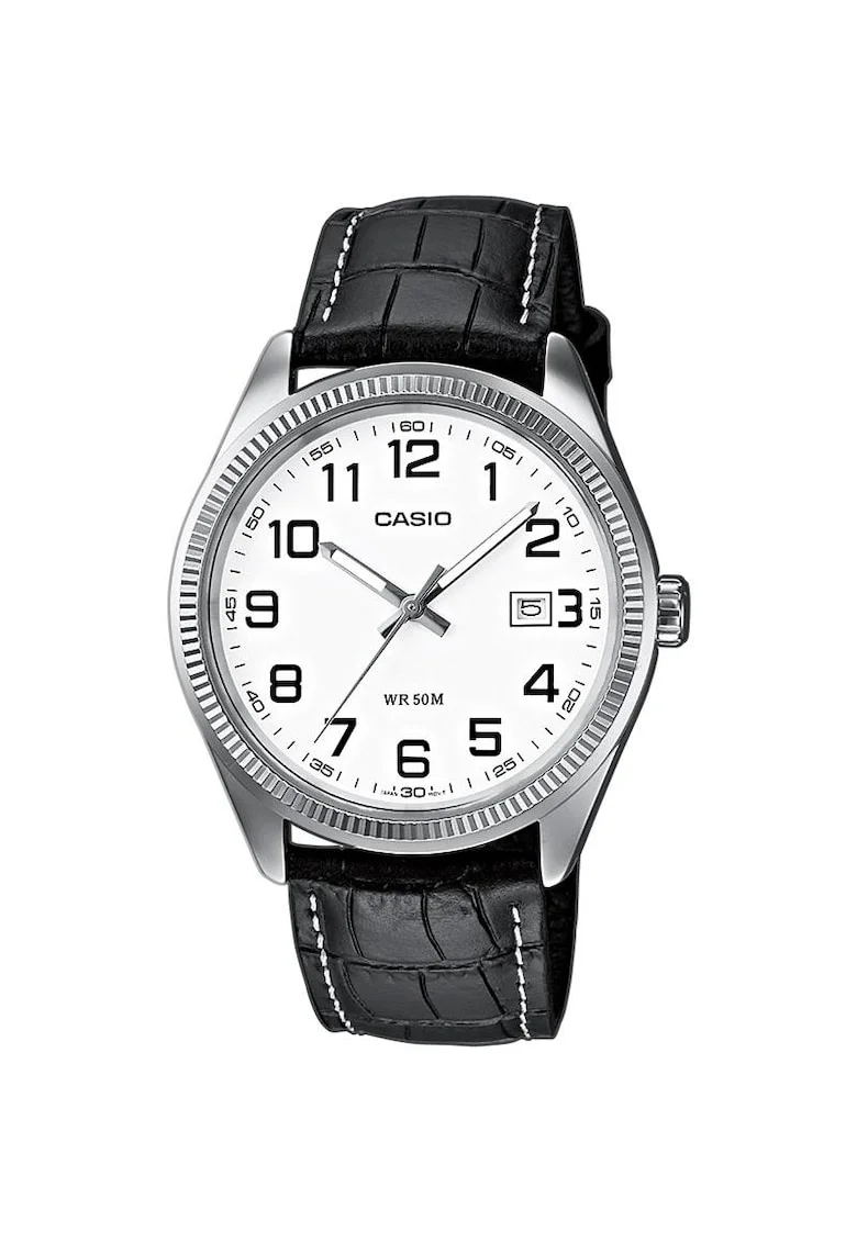 Ceas barbatesc  MTP-1302PL-7BVEF Quartz Argintiu