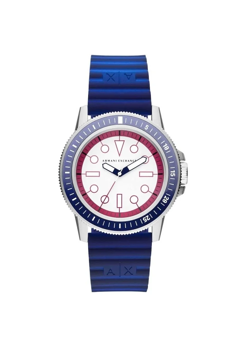 Ceas barbatesc  AX1859 Quartz Argintiu