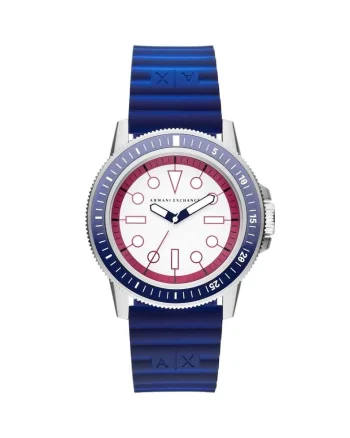 Ceas barbatesc  AX1859 Quartz Argintiu