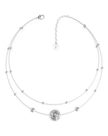Colier  4G Logo Boule JUBN01387JWRHT-U, Argintiu