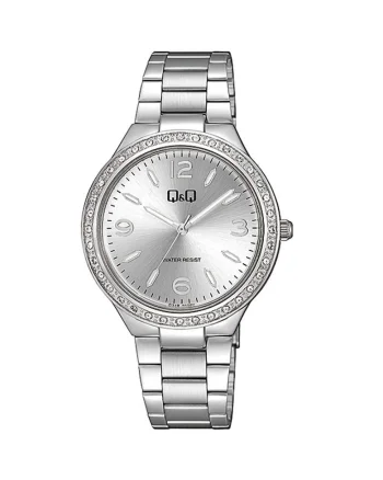 Ceas dama  Q34B-002PY Quartz Argintiu