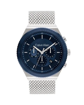Ceas barbatesc  25200305 Quartz Argintiu, Albastru