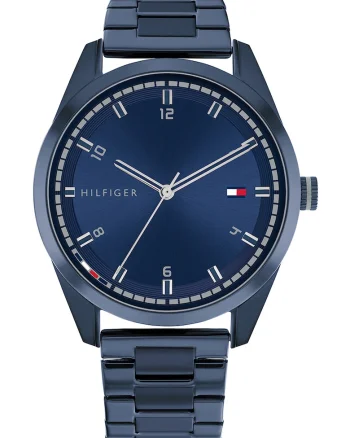 Ceas analog cu bratara metalica, Bleumarin