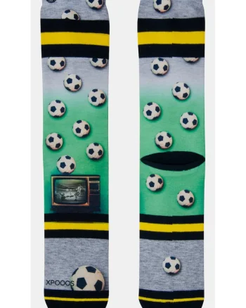 Sosete lungi cu imprimeu fotbal