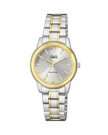 Ceas dama  QZ71J401Y Quartz Argintiu, Auriu