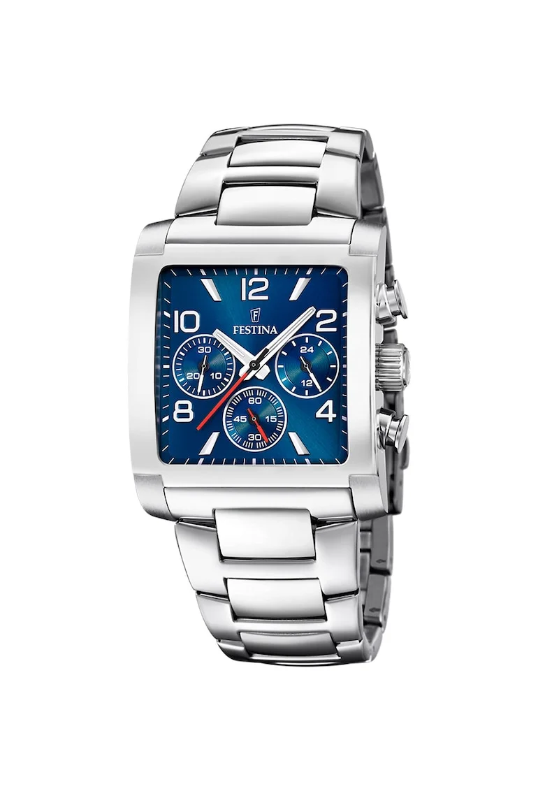 Ceas barbatesc  F20652/1 Quartz Argintiu