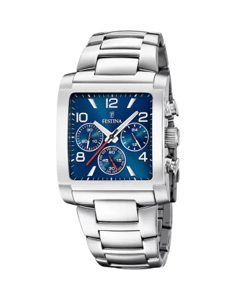 Ceas barbatesc  F20652/1 Quartz Argintiu