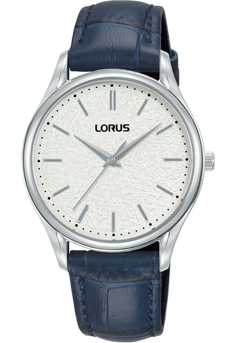 Ceas de dama, Sekonda, Quartz, Piele, Albastru, Argintiu