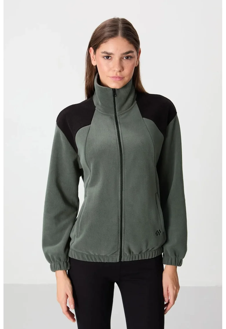 Hanorac dama,  oversized, fleece, gri
