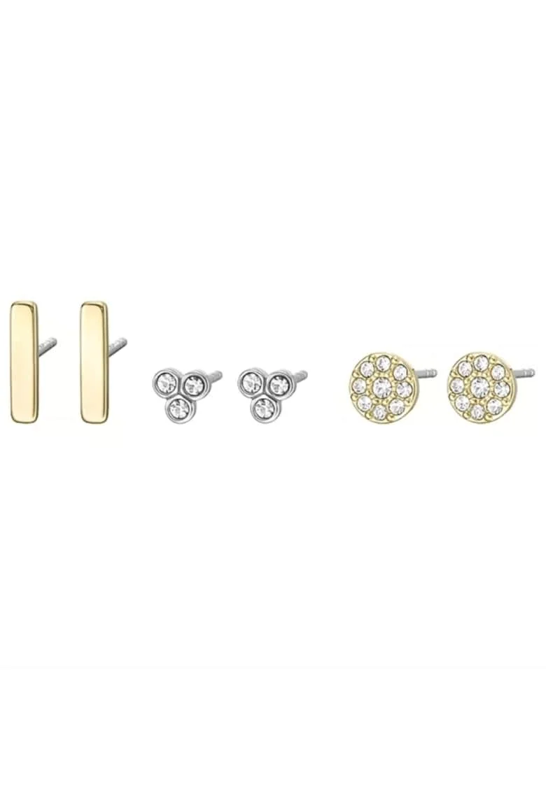 Cercei  All Stacked Up stud set JF04319SET, Auriu