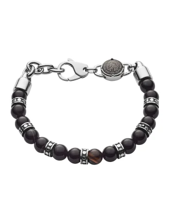 Bratara cu margele de onix, Negru