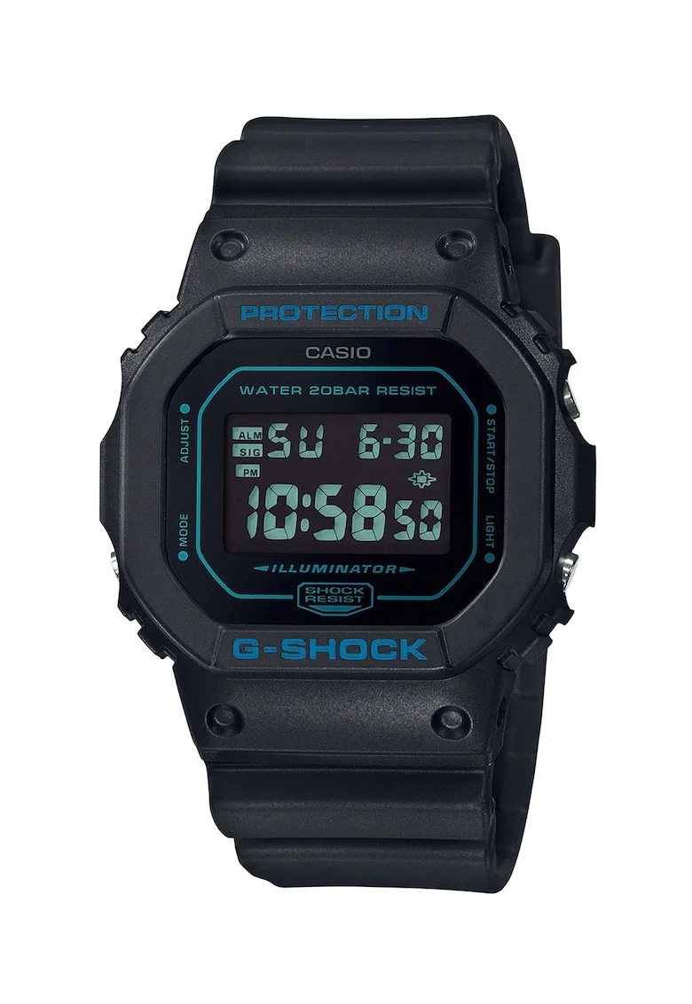 Ceas quartz digital, Negru