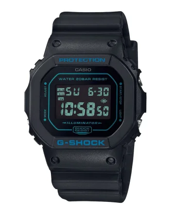 Ceas quartz digital, Negru
