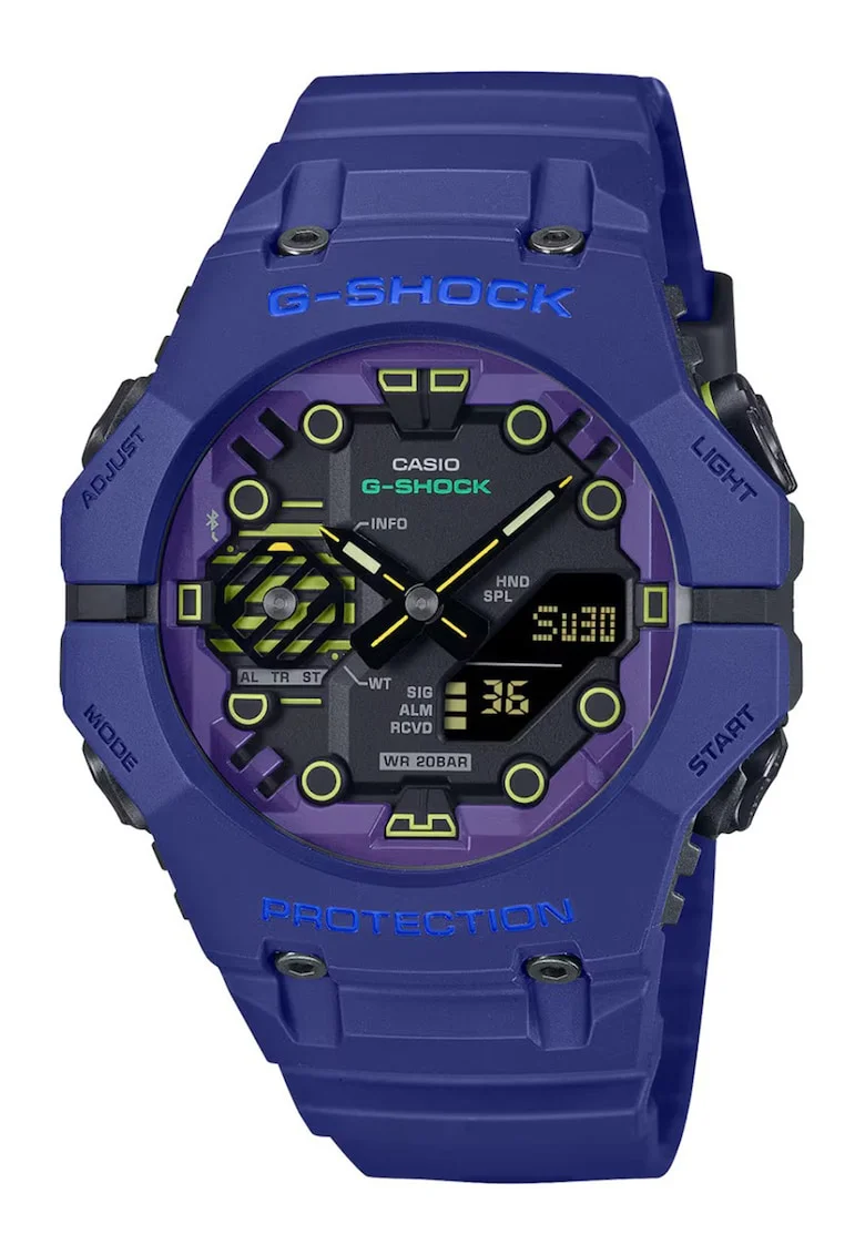 Ceas analog si digital, Albastru indigo