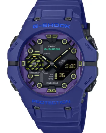 Ceas analog si digital, Albastru indigo