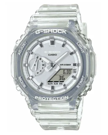 Ceas analog si digital G-SHOCK, Alb
