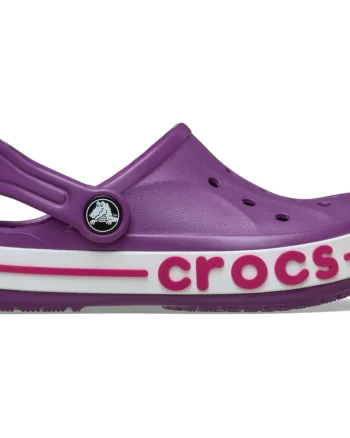 Saboti Crocs Toddler Bayaband Clog Purple - Amethyst/Candy Pink