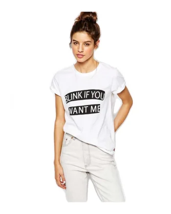 Tricou dama alb - Blink