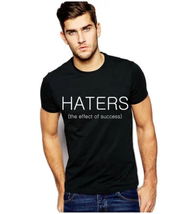 Tricou negru barbati - Haters