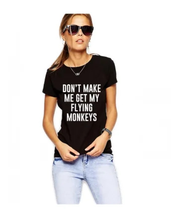 Tricou dama, Flying Monkeys, Negru