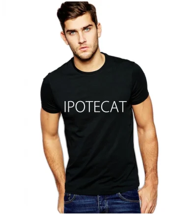 Tricou negru barbati - Ipotecat, Negru
