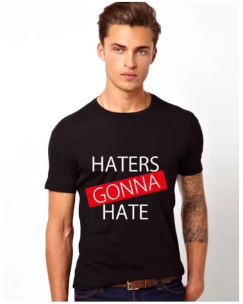 Tricou Haters Gonna Hate 1, Negru
