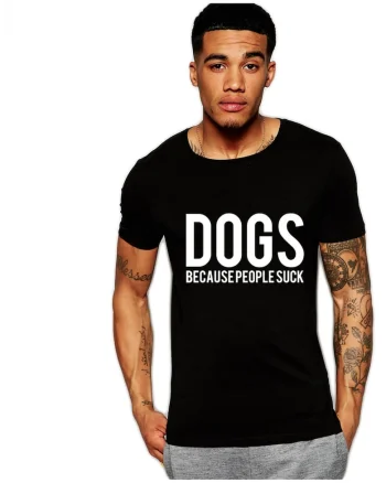 Tricou negru barbati - Dogs, Negru