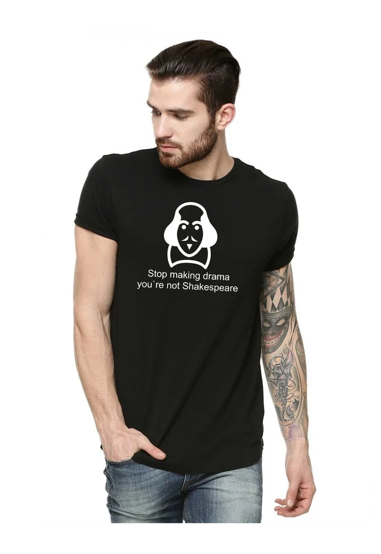 Tricou barbati negru - Shakespeare Drama
