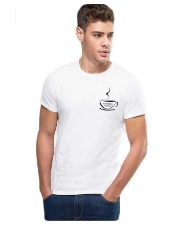 Tricou barbati alb - Espresso Yourself II