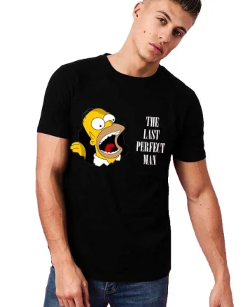 Tricou barbati negru - Simpson