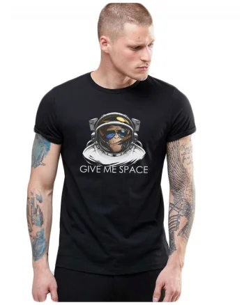 Tricou barbati negru - Give me space