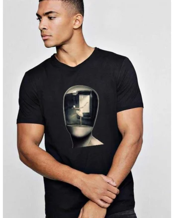 Tricou barbati negru - Dali - Globul