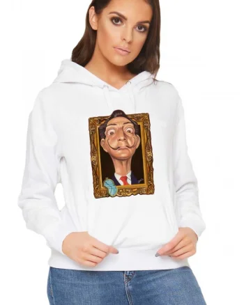 Hanorac dama alb - Dali - Frame
